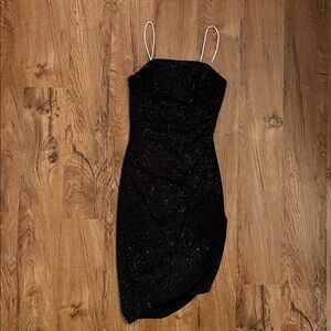 Crystal Doll Glitter Bodycon Dress